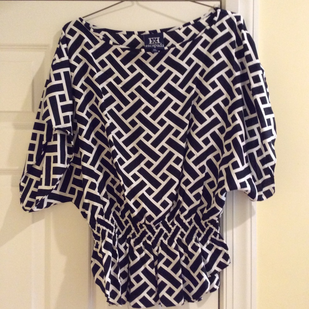 Geometric blouse